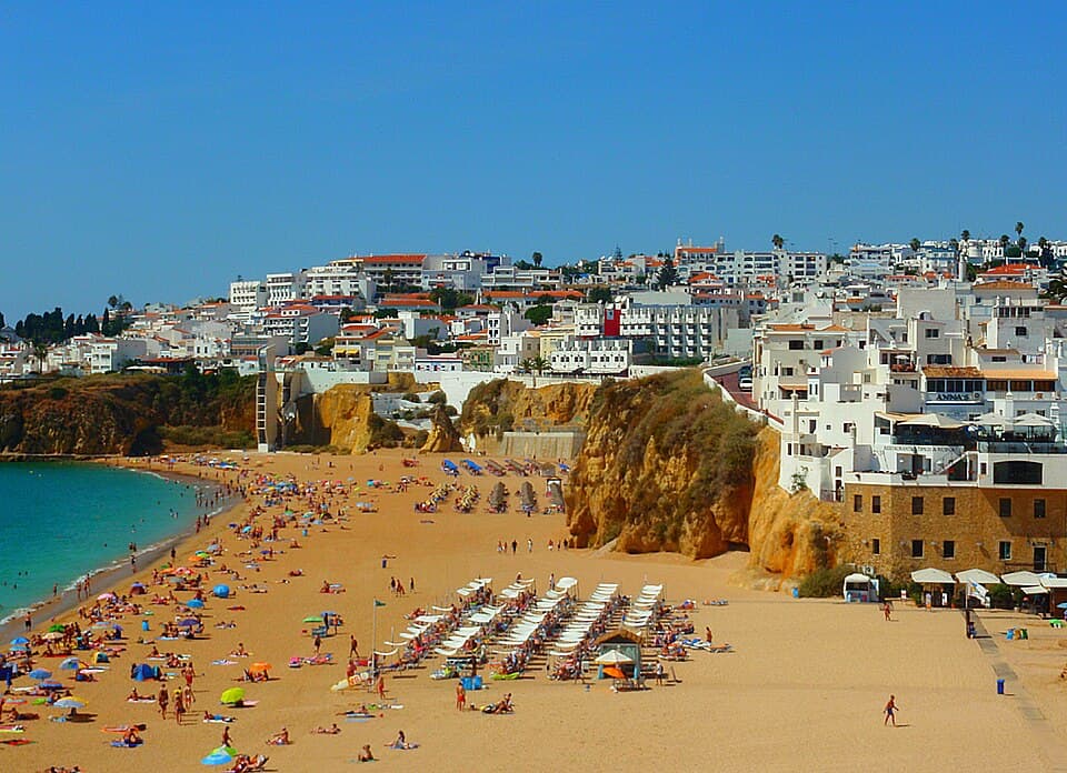 Casario da cidade de Albufeira