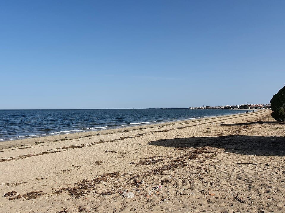Praia dos Moinhos em Alcochete junto ao estuário do Tejo