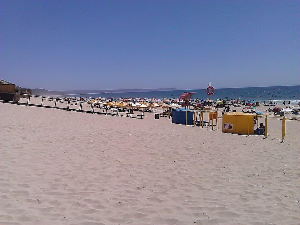 Areal da Praia da Fonte da Telha, no concelho de Almada
