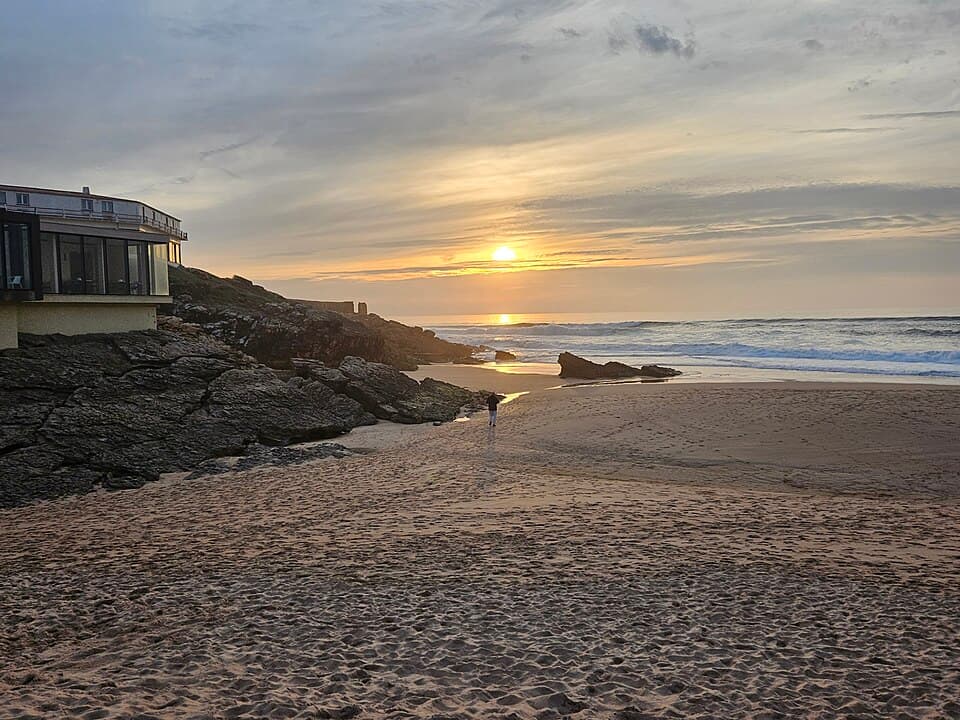 Praia do Guincho, no concelho de Cascais