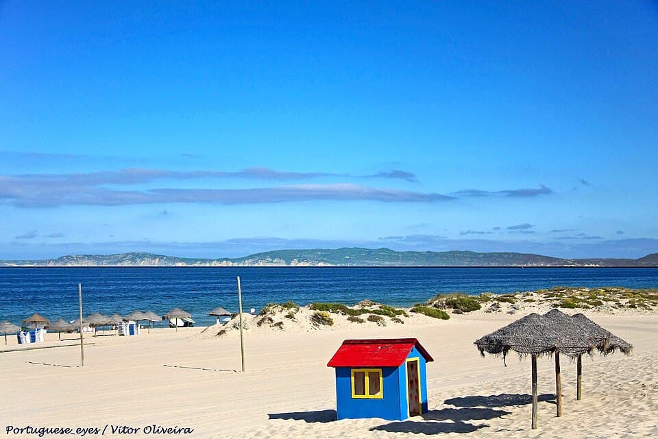 Praia do Carvalhal no concelho de Grândola
