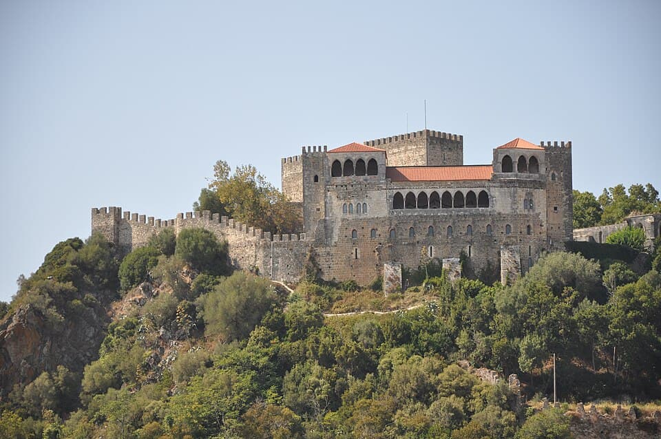 Vista geral do Castelo de Leiria