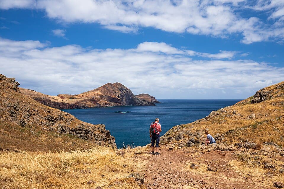 Ponta de São Lourenço e baía da Abra no concelho de Machico