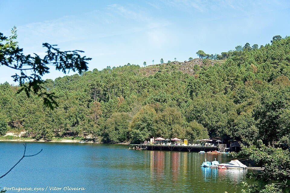 Margem do Rio Dão e Casa do Rio em Fagilde, Mangualde