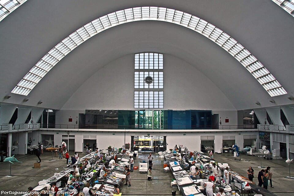 Interior do Mercado Municipal de Matosinhos