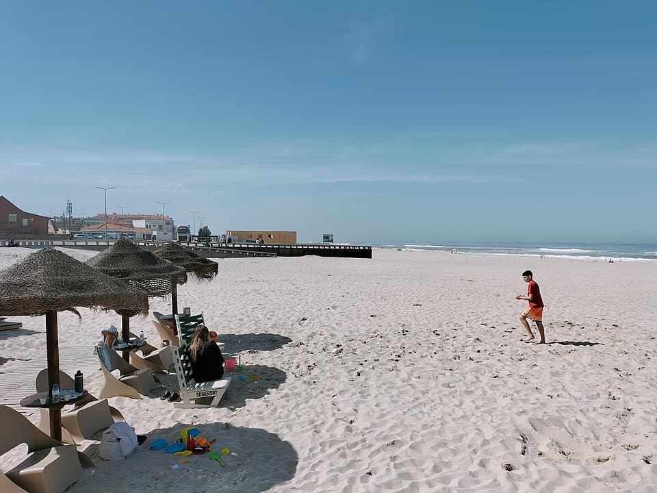 Areal e frente marítima da Praia da Torreira, na Murtosa