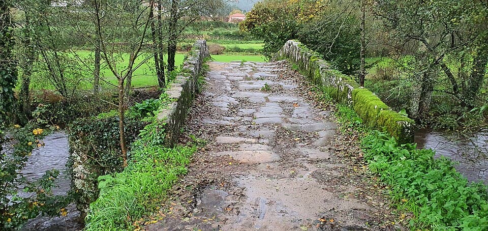 Ponte medieval de Rubiães no concelho de Paredes de Coura