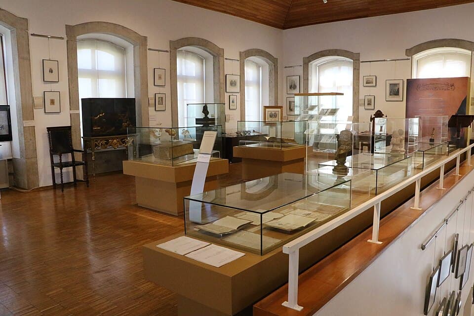 Sala de exposição do Museu Marquês de Pombal