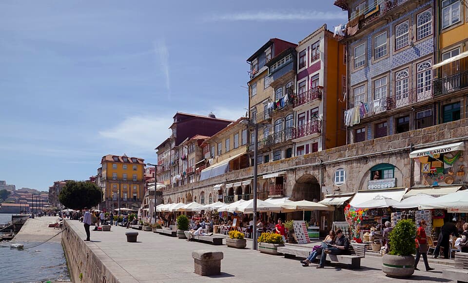 Cais da Ribeira, no Porto