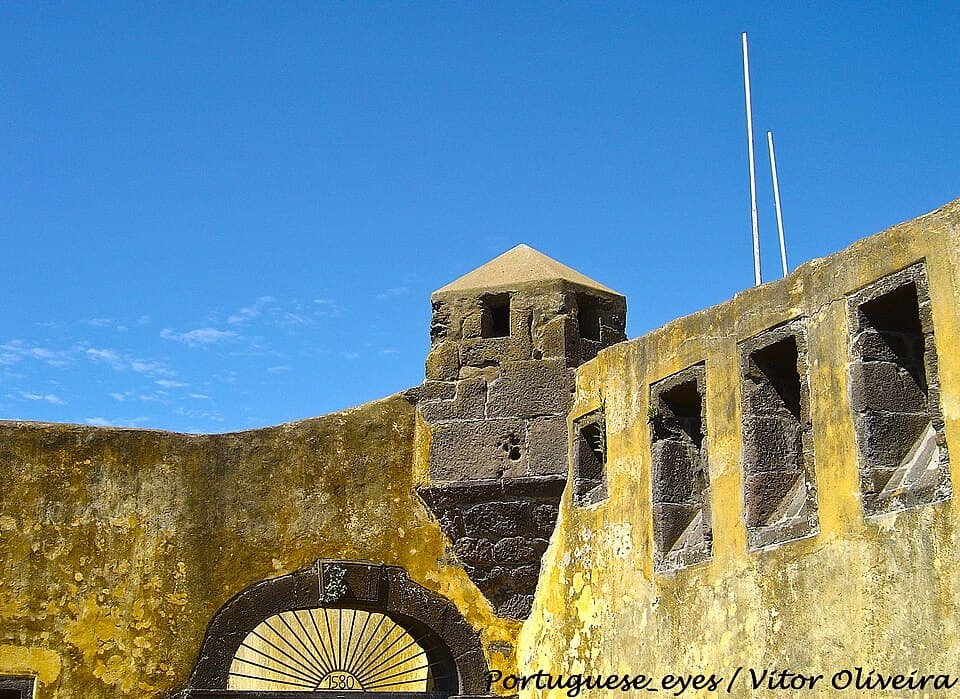 Forte de Santa Catarina no Cabo da Praia, ilha Terceira
