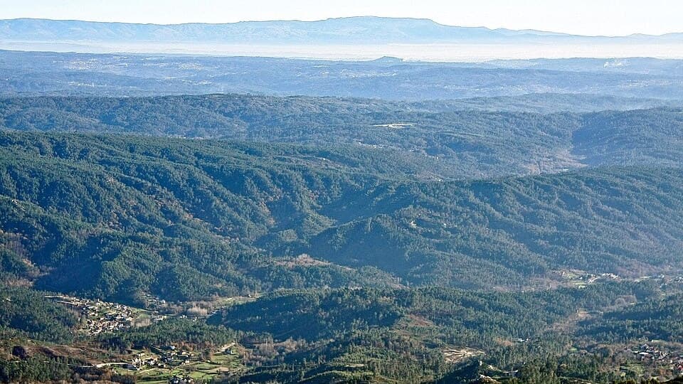 Panorama serrano a partir da Serra de São Macário, São Pedro do Sul