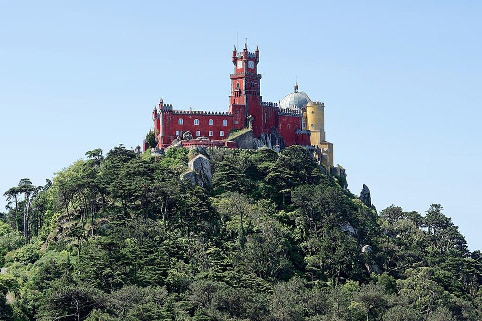 Palácio Nacional da Pena na serra de Sintra